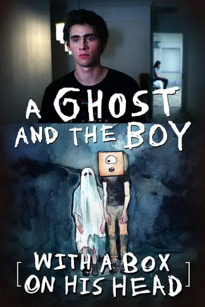 A Ghost and the Boy with a Box on His Head_poster