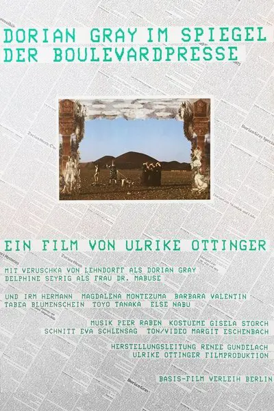 Dorian Gray im Spiegel der Boulevardpresse_poster
