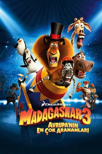 Madagaskar 3: Avrupa'nın En Çok Arananları_poster