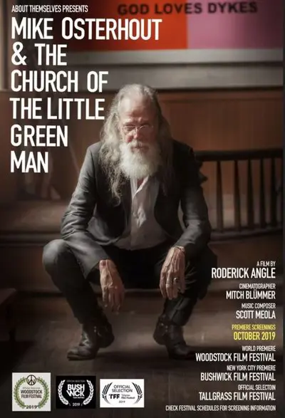 Mike Osterhout & the Church of the Little Green Man_poster