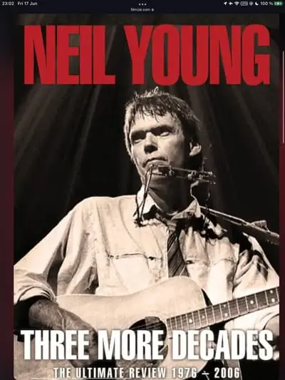 Neil Young: Three More Decades_poster