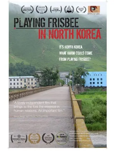 Playing Frisbee in North Korea_poster