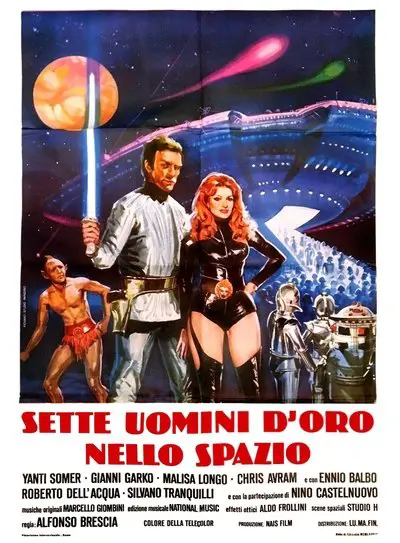Sette uomini d'oro nello spazio_poster