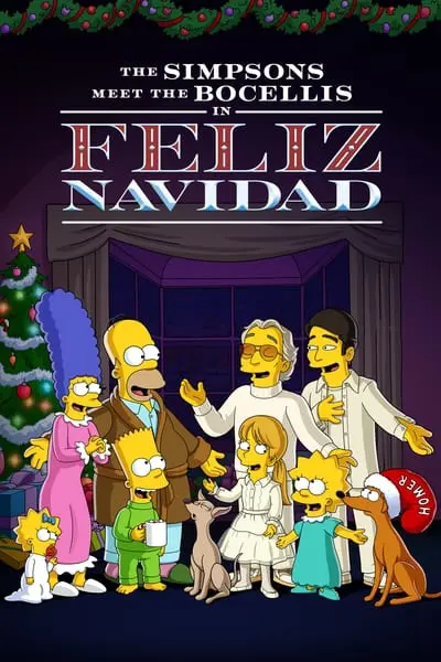 The Simpsons meet the Bocellis in “Feliz Navidad”_poster
